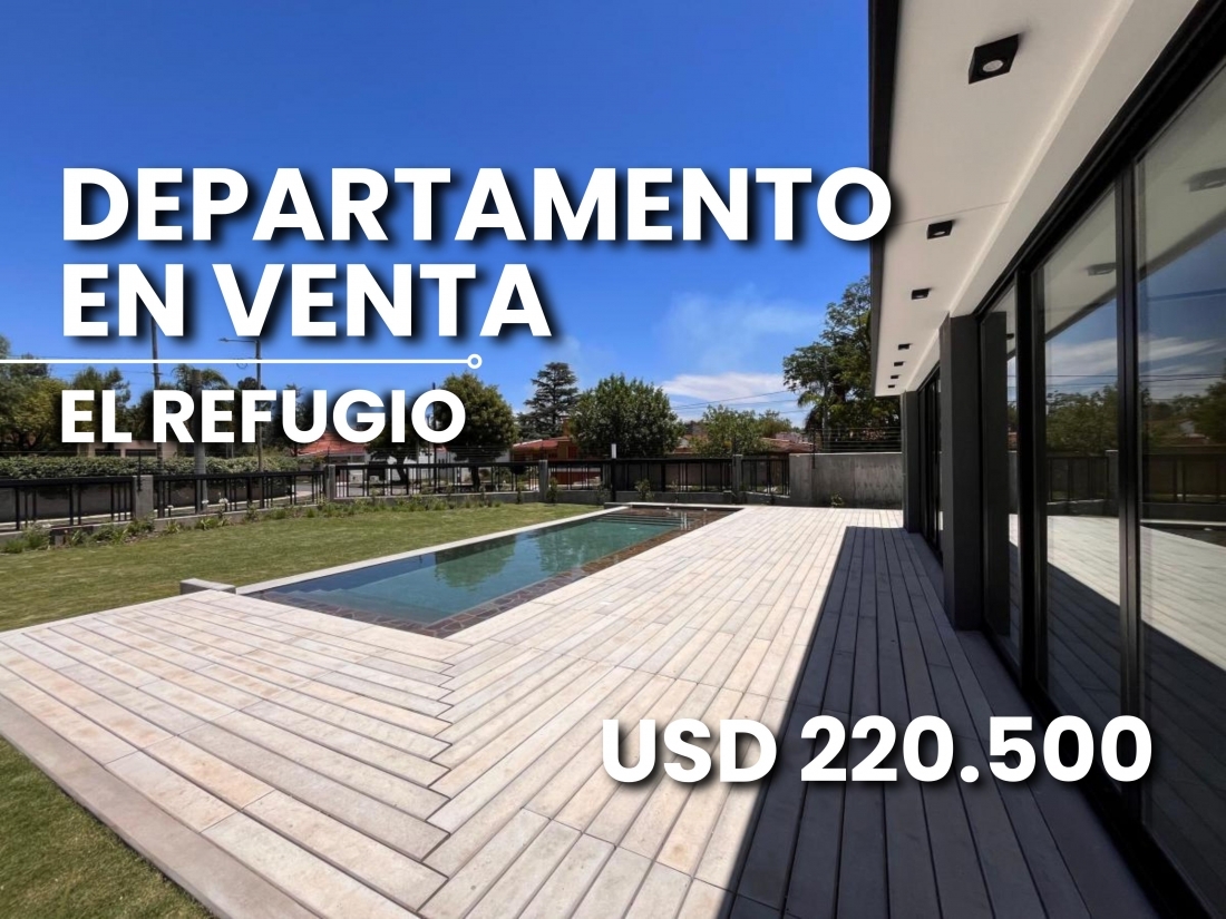 DEPARTAMENTO EN VENTA 2 DORMITORIOS ARGUELLO EL REFUGIO