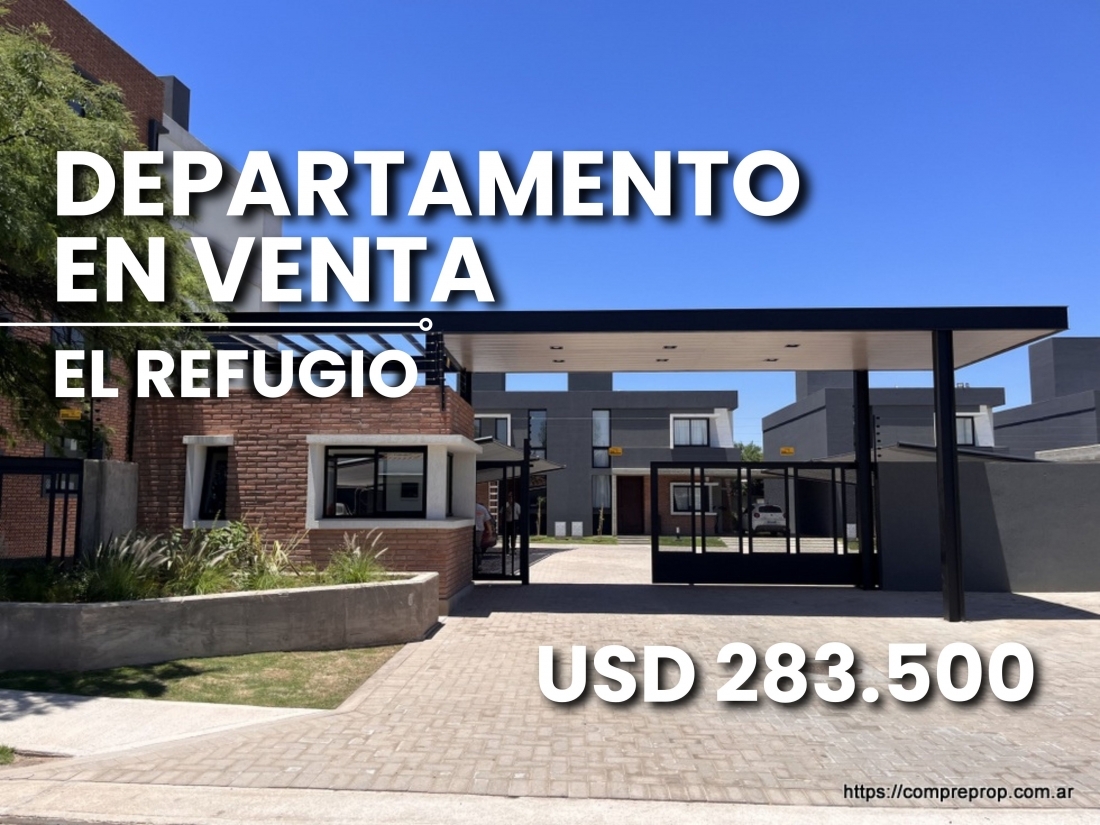 DEPARTAMENTO EN VENTA 3 DORMITORIOS ARGUELLO EL REFUGIO