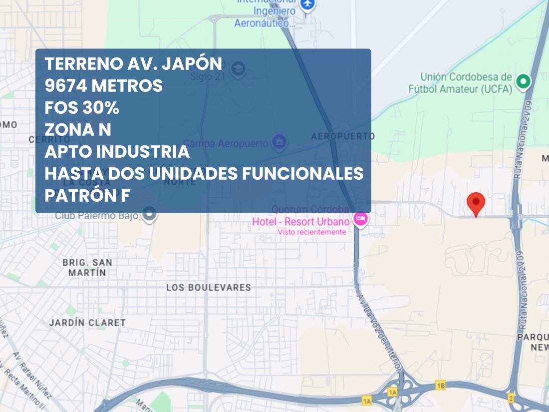 AV JAP�N TERRENO INDUSTRIAL 1 HECTAREA