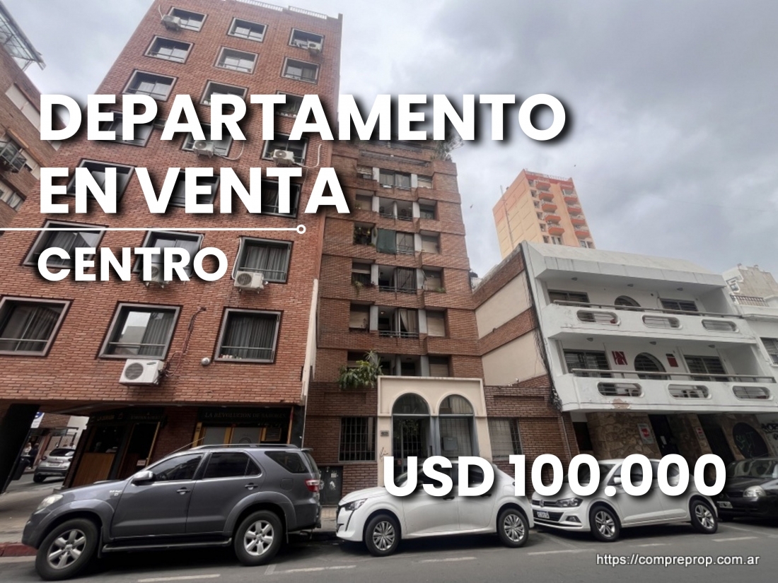CORDOBA CENTRO DEPARTAMENTO EN VENTA DE 2 DORMITORIOS CON TERRAZA