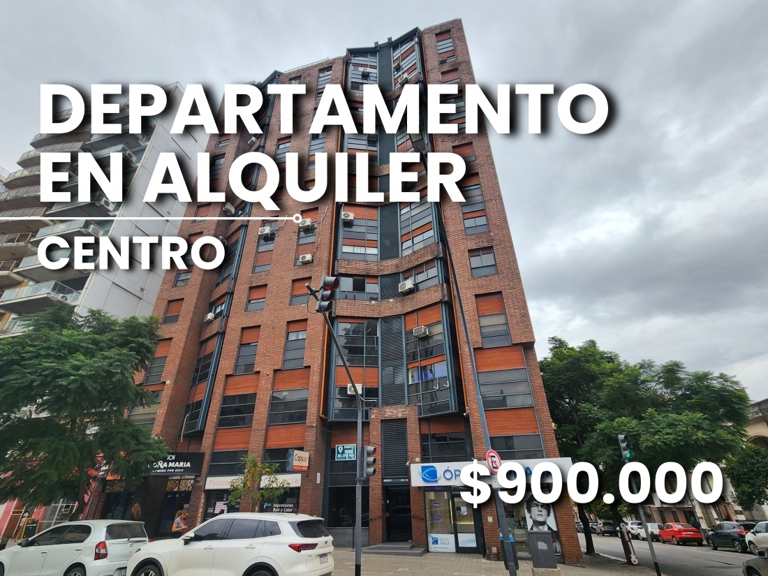 DEPARTAMENTO EN ALQUILER CENTRO 2 DORMITORIOS