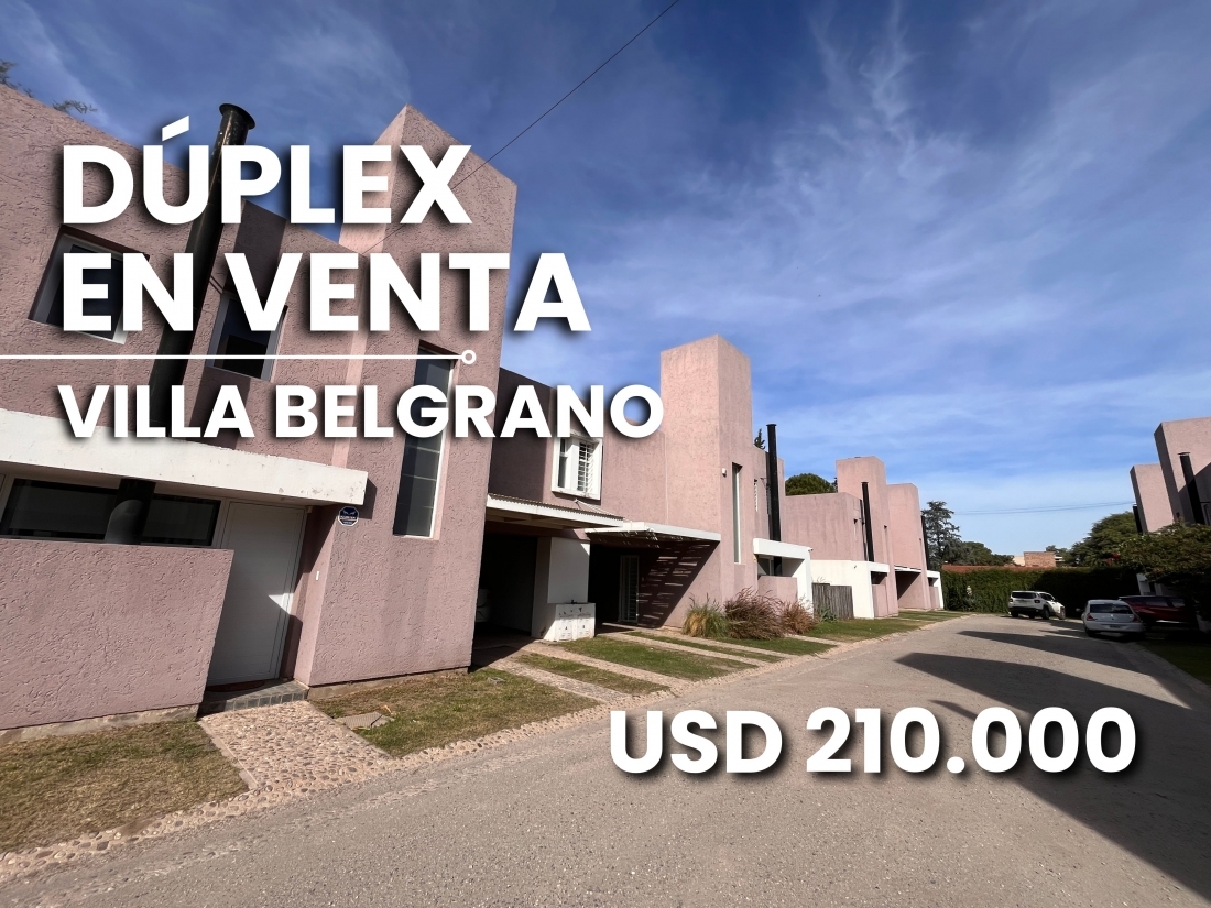 DUPLEX VILLA BELGRANO 3 DORMITORIOS APTO CREDITO