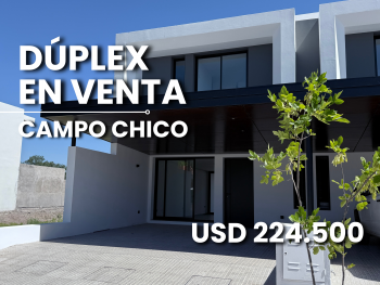 CAMPO CHICO ZONA SUR D�PLEX EN VENTA 3 DORMITORIOS 