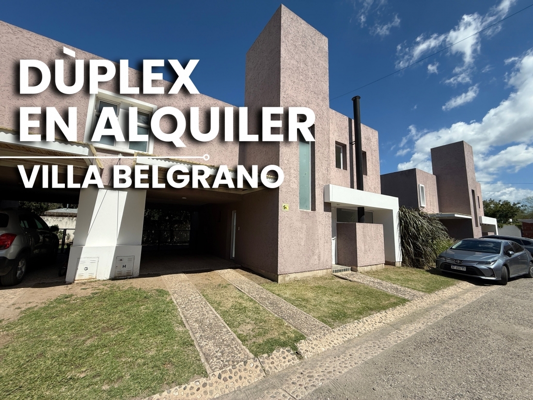 DUPLEX EN ALQUILER VILLA BELGRANO 3 DORMITORIOS