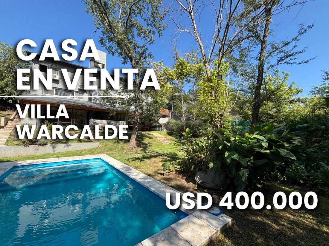 LA ARBOLEDA VILLA WARCALDE CASA EN VENTA 3 DORMITORIOS ESCRITORIO