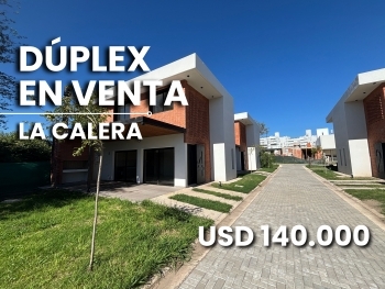 DUPLEX COMPLEJO CERRADO LA CALERA LOS PRADOS 2 DORMITORIOS