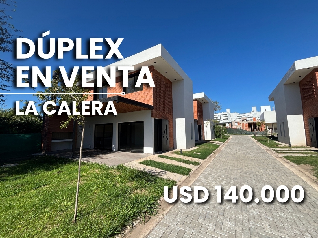 DUPLEX COMPLEJO CERRADO LA CALERA LOS PRADOS 2 DORMITORIOS